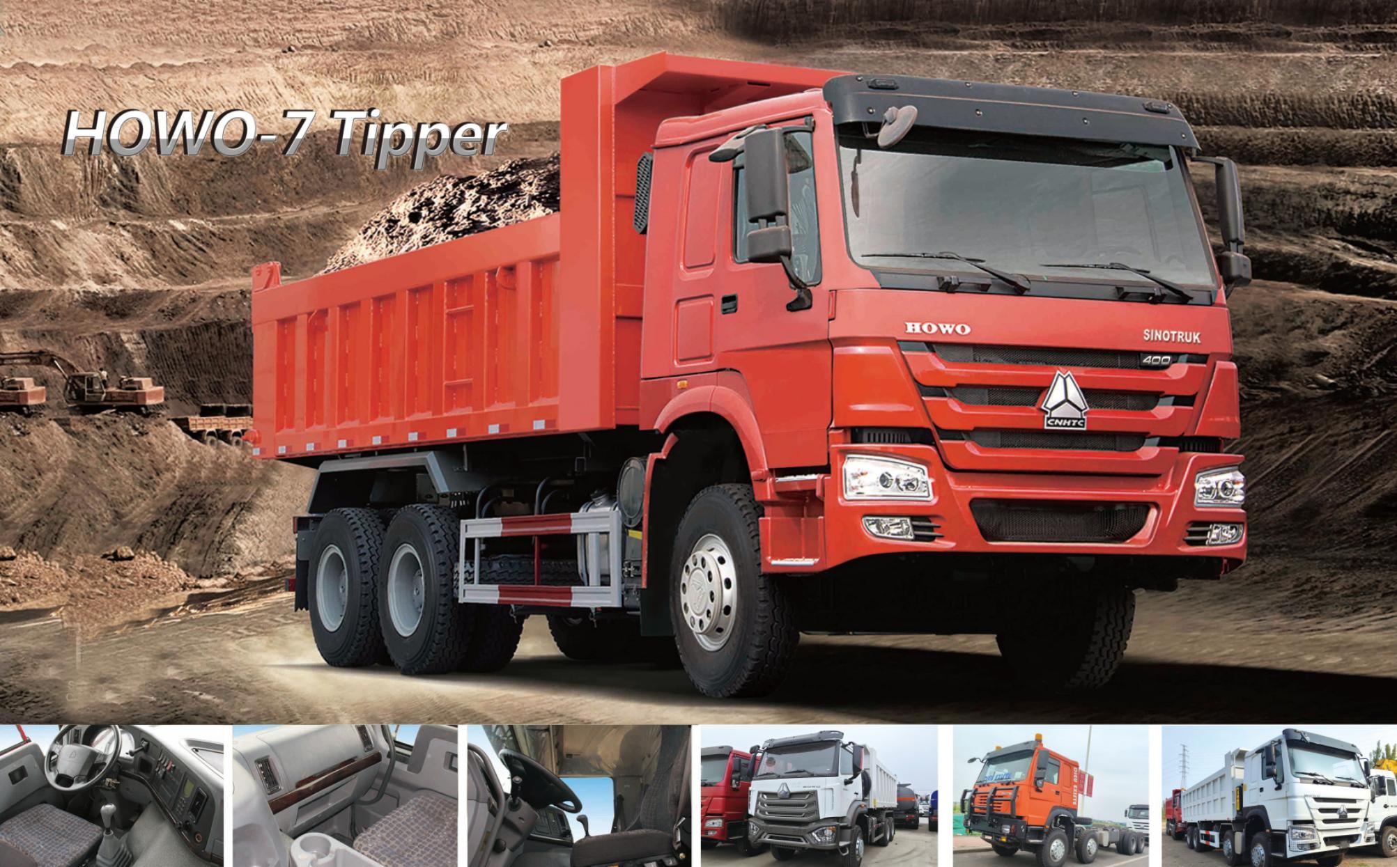 Heavy tipper truck for mining and construction transport from China
