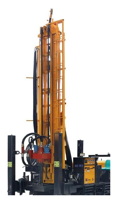 XV-W1000m water well drilling rigs, isolated machine view