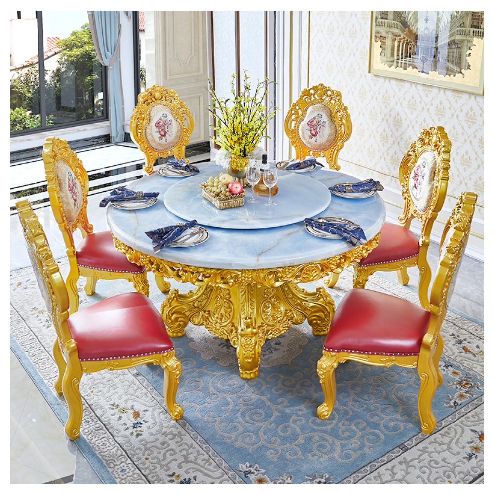 Ornate European-style dining sets - catalogue item 028