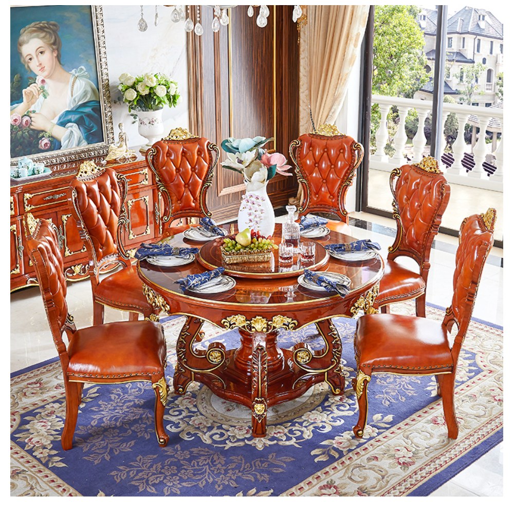 Ornate European-style dining sets - catalogue item 030
