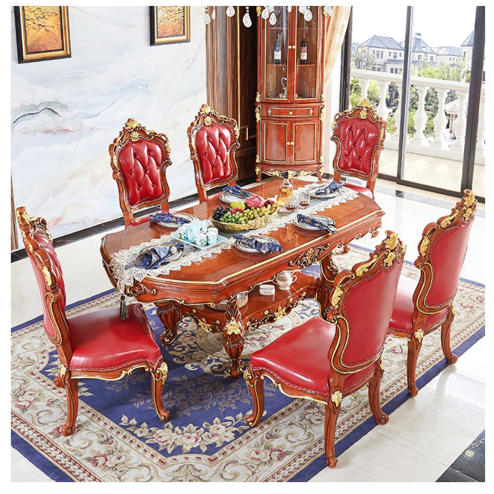 Ornate European-style dining sets - catalogue item 031