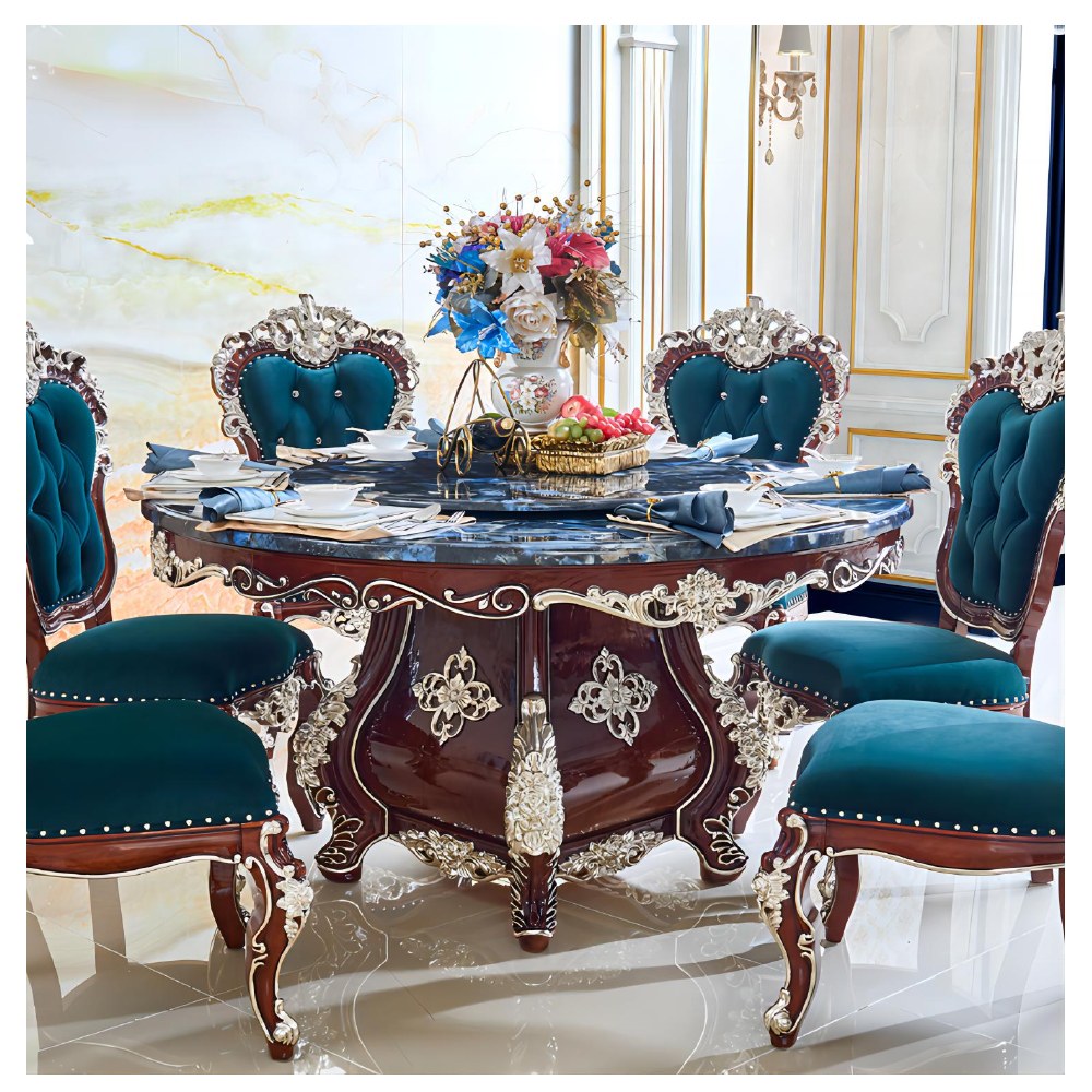 Ornate European-style dining sets - catalogue item 036