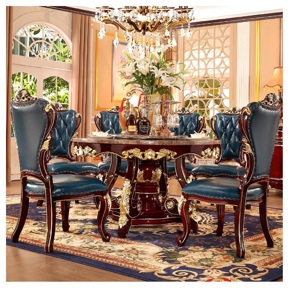Ornate European-style dining sets - catalogue item 041