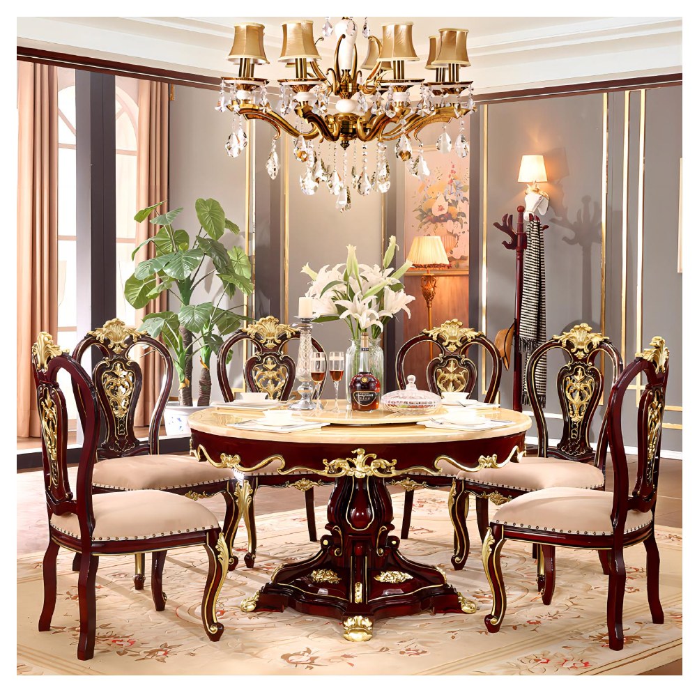 Ornate European-style dining sets - catalogue item 042