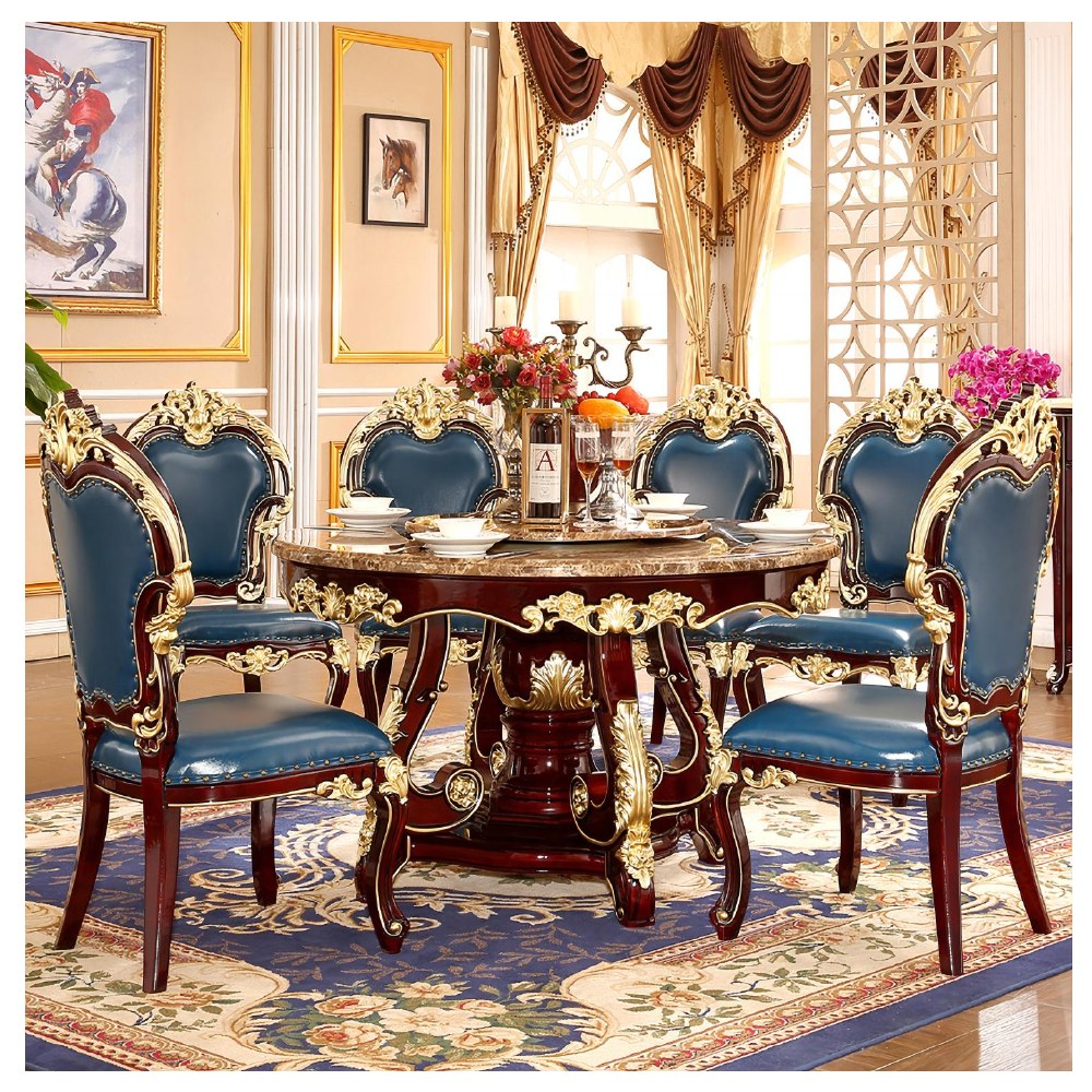 Ornate European-style dining sets - catalogue item 043