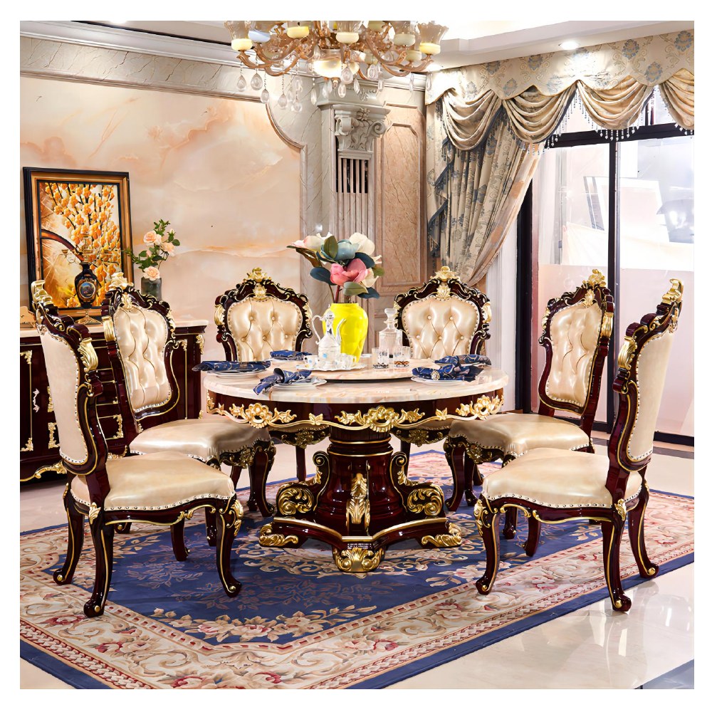 Ornate European-style dining sets - catalogue item 044
