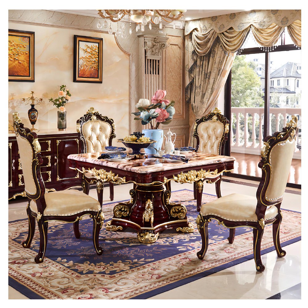 Ornate European-style dining sets - catalogue item 045