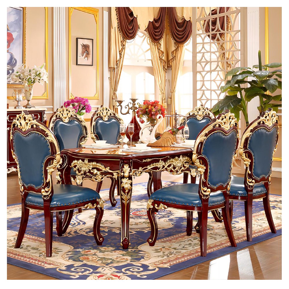 Ornate European-style dining sets - catalogue item 047