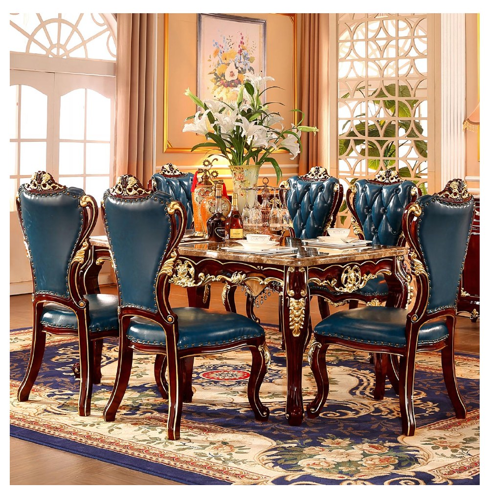 Ornate European-style dining sets - catalogue item 049