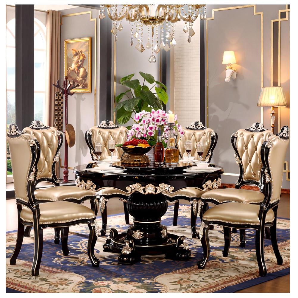 Ornate European-style dining sets - catalogue item 050