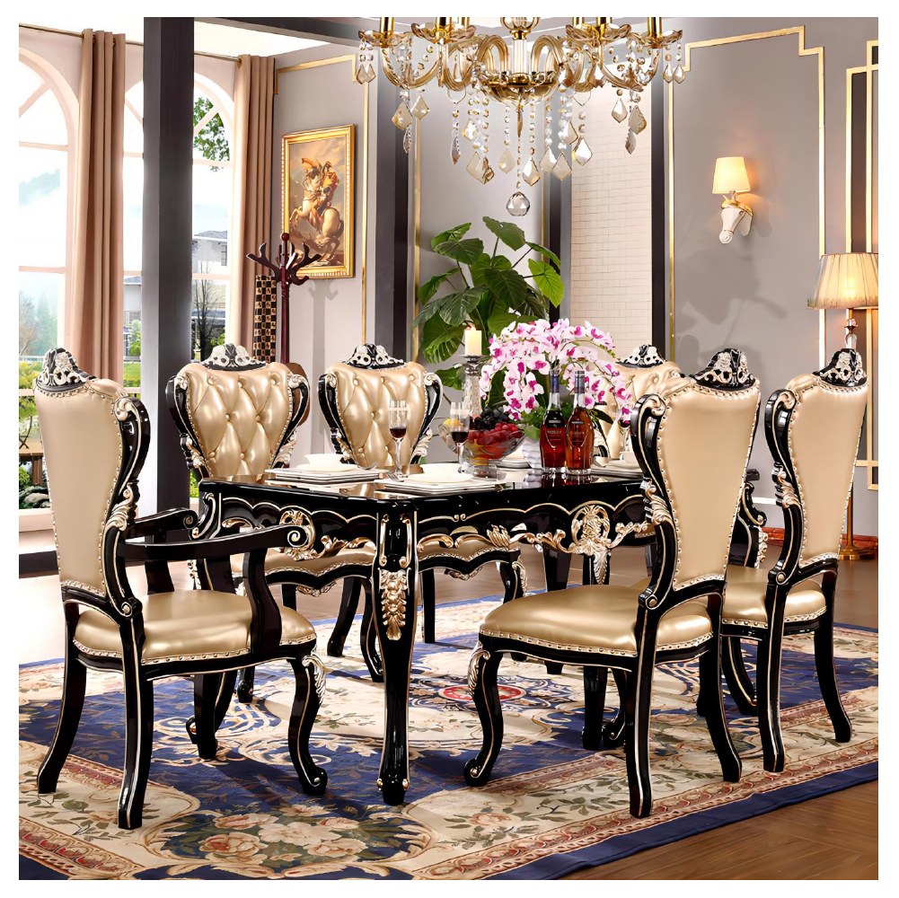 Ornate European-style dining sets - catalogue item 051