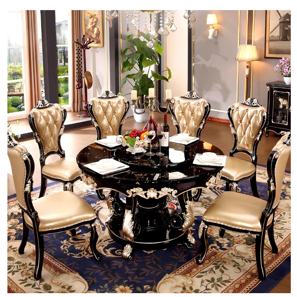 Ornate European-style dining sets - catalogue item 053