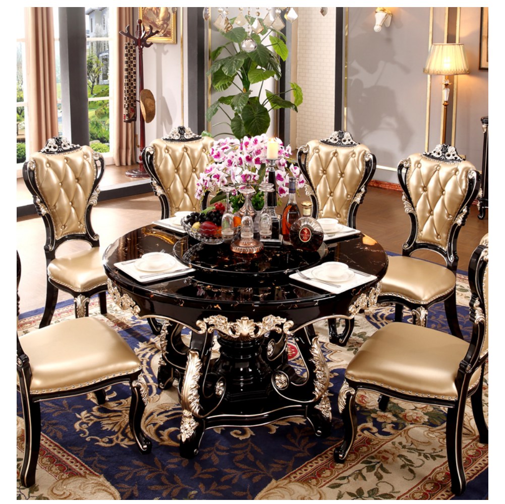 Ornate European-style dining sets - catalogue item 055