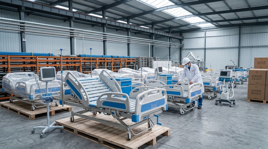 Hospital beds and medical equipment