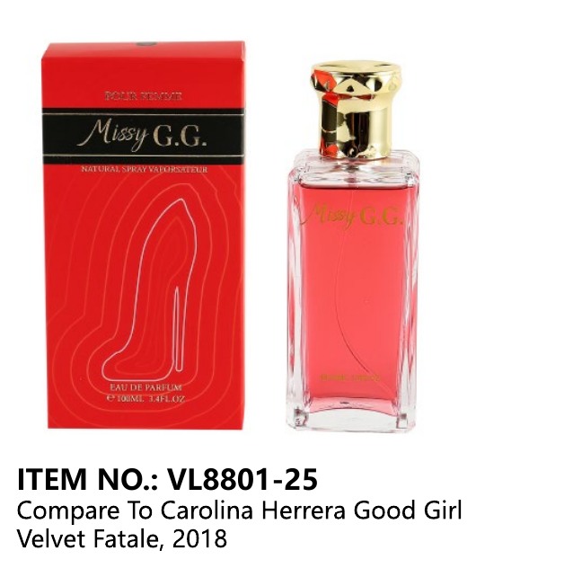 100 ml standard bottle - catalogue selection VL8801-25