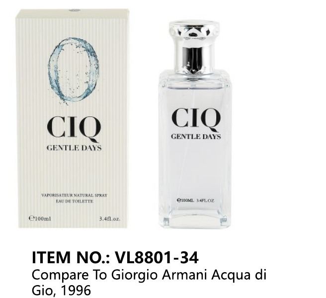 100 ml standard bottle - catalogue selection VL8801-36