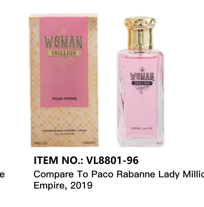 100 ml standard bottle - catalogue selection VL8801-92